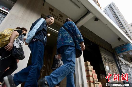 再び陽性が確認された患者の住まいがある香港堅尼地城沢安閣（撮影?李志華）。