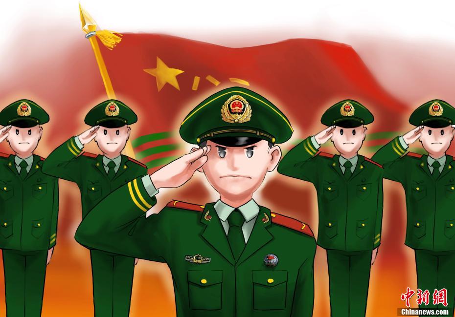 僕は武裝警察の兵卒です！僕と戦友たちは新兵連から新連隊(duì)に來ました！（撮影?古卓成)