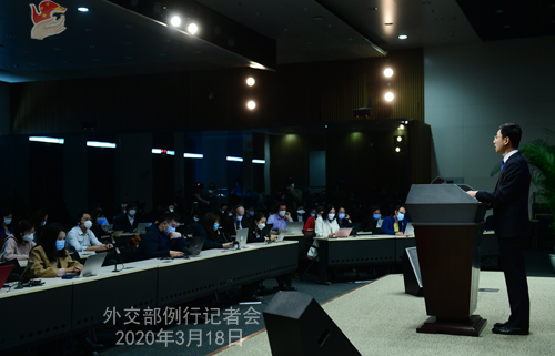 外交部、引き続き各國(guó)と感染癥対策の國(guó)際協(xié)力を強(qiáng)化したい