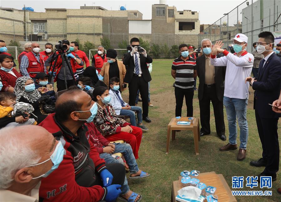 中國、イラクに防疫支援物資を提供 バグダッド