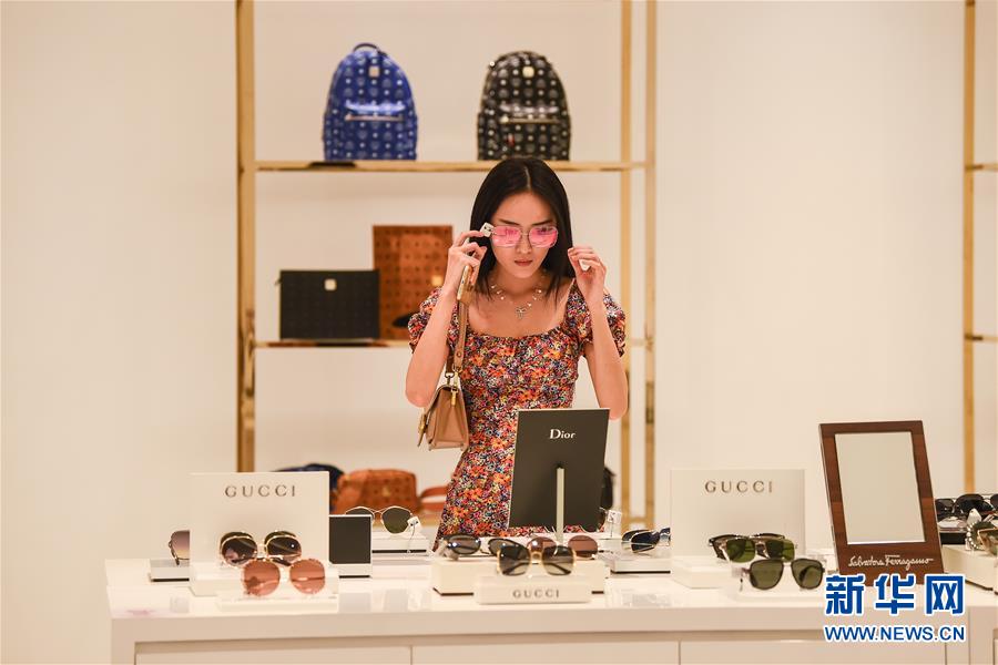 新たにオープンした免稅體験ショップ　海南省三亜市