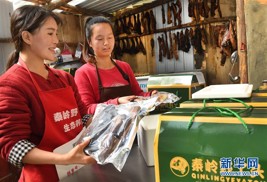 秦嶺の山奧で養(yǎng)豚に従事する1990年代生まれの女性　陝西省