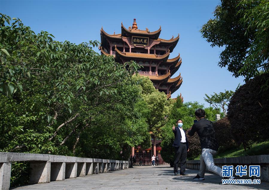 武漢市のシンボル黃鶴樓が一般公開を再開　湖北省