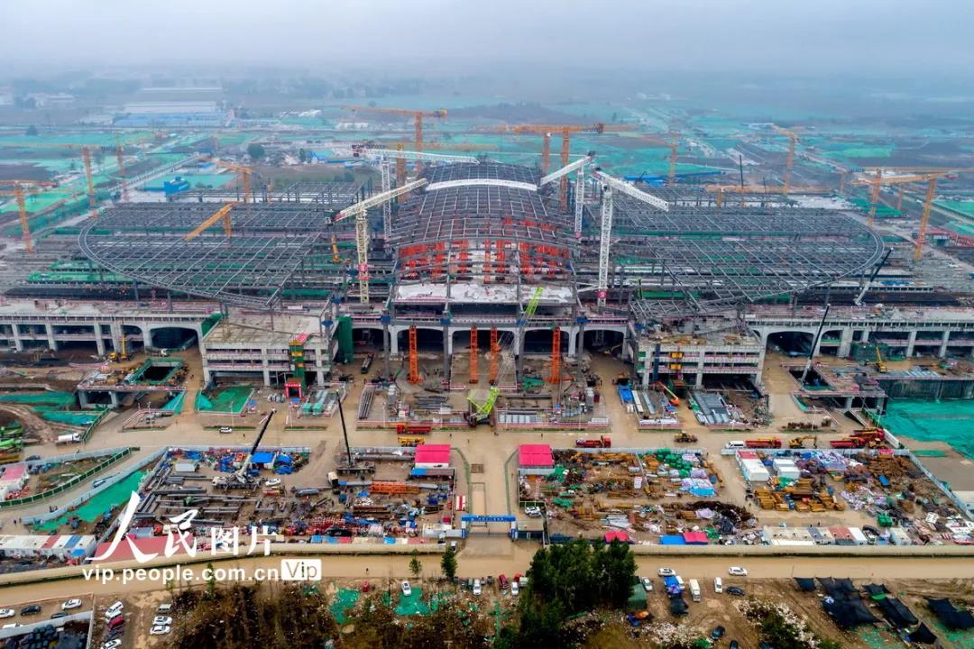 今月末に「新たな進展」、雄安駅の建設狀況