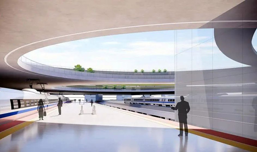 まるでSF！高速鉄道?南京北駅の完成予想図が公開