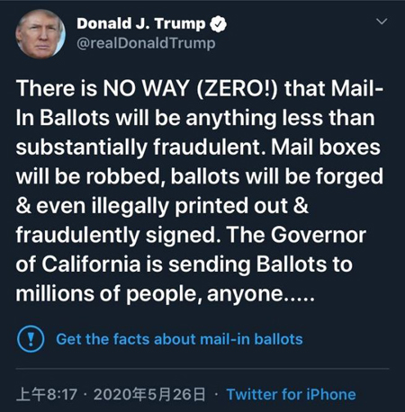 トランプ氏 ツイッター標的の大統(tǒng)領令に署名