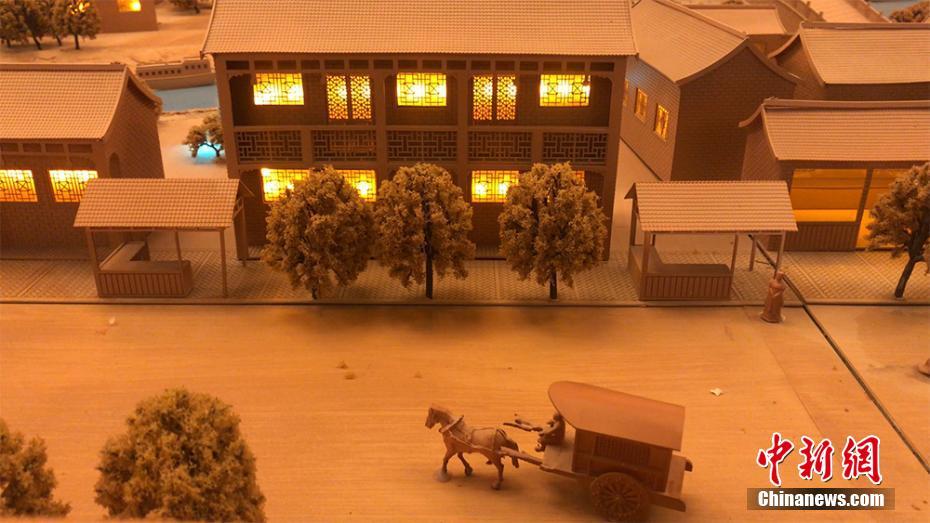 「超縮小版」汴京、1千年の時(shí)を越えて賑やかな都の様子を再現(xiàn)　甘粛省