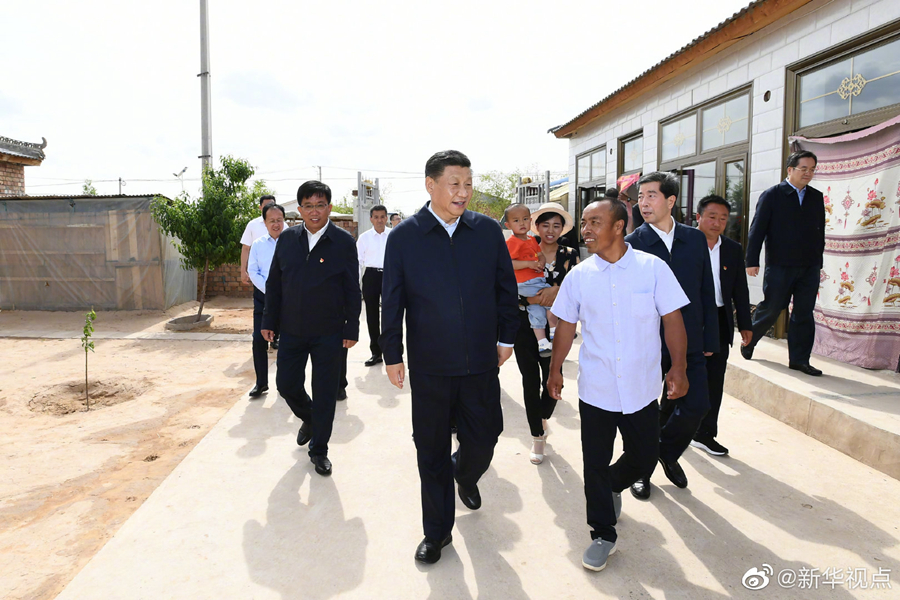 習(xí)近平総書記が寧夏回族自治區(qū)を視察