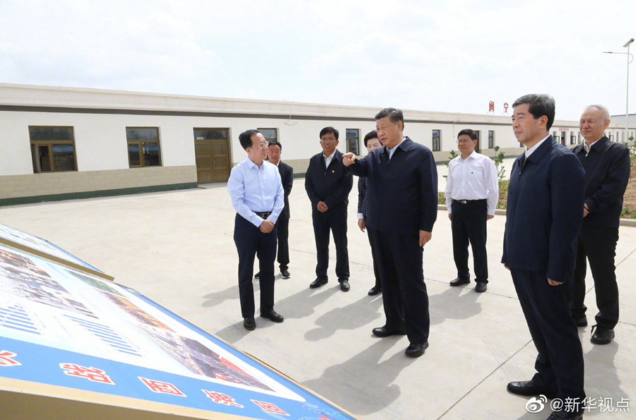 習(xí)近平総書記が寧夏回族自治區(qū)を視察