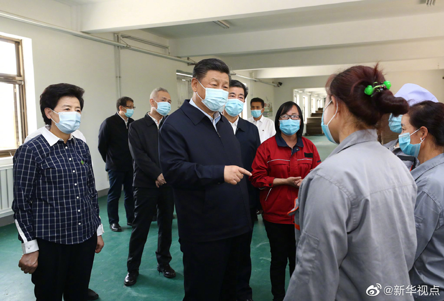 習近平総書記が寧夏回族自治區(qū)を視察