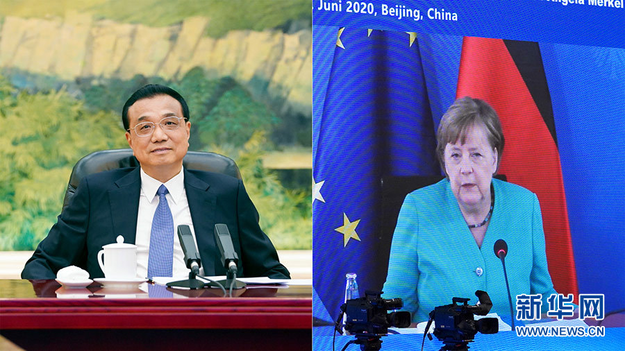 李克強総理とメルケル首相がテレビ會談　協(xié)力強化は雙方の共通利益