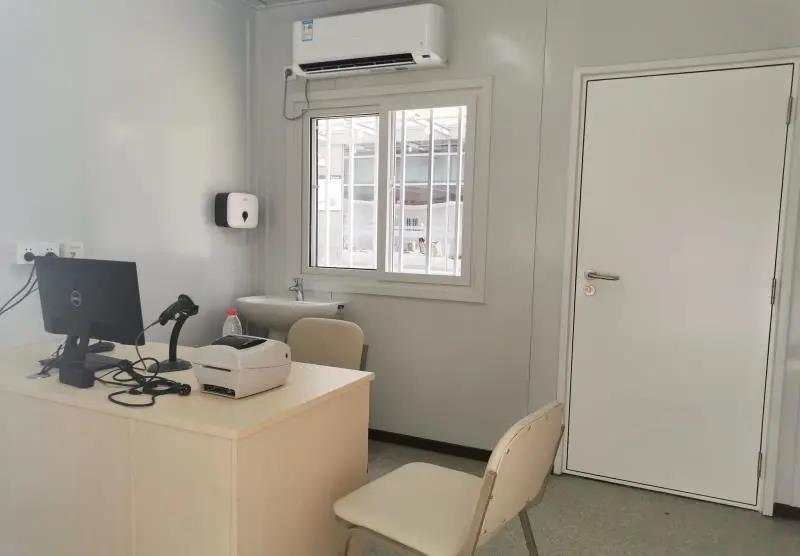 完成したPCR検査臨時施設(shè)（資料提供?北京協(xié)和病院）。