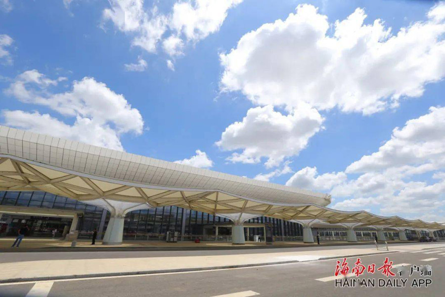 ?？诿捞m空港第2期プロジェクトの主體工事が竣工　海南省
