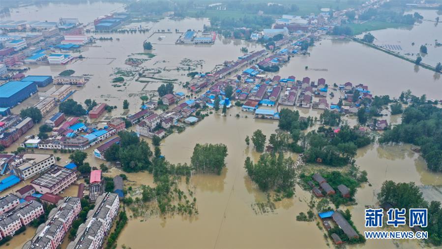 安徽六安固鎮(zhèn)鎮(zhèn)で深刻な浸水被害　住民は避難