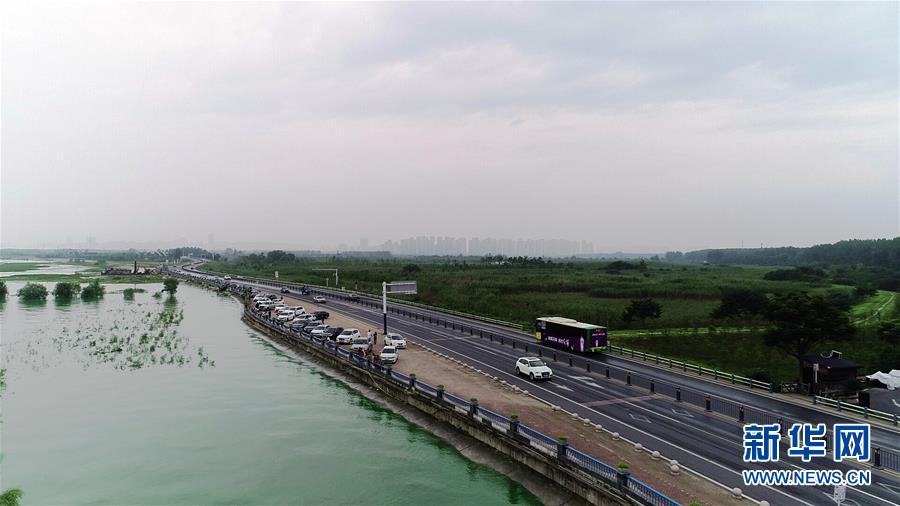 巣湖の水位が百年に一度となる高さに　安徽省