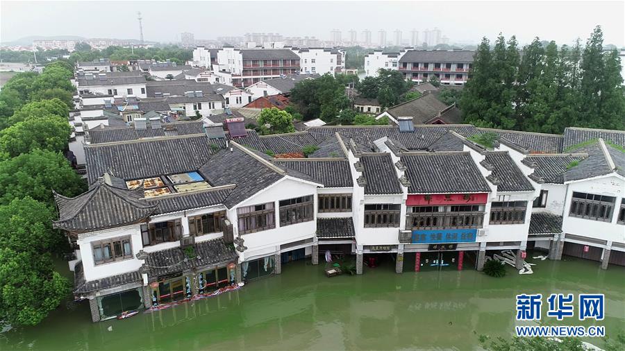 巣湖の水位が百年に一度となる高さに　安徽省