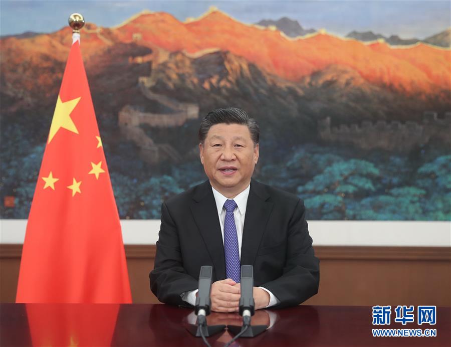 習(xí)近平國家主席「開放?協(xié)力?ウィンウィン精神で世界各國と共に発展」