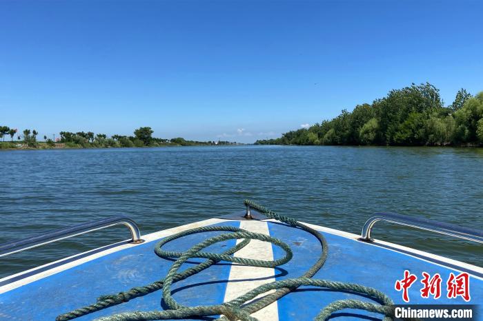 湖北省最大の湖?洪湖の水位、警戒レベルを下回る