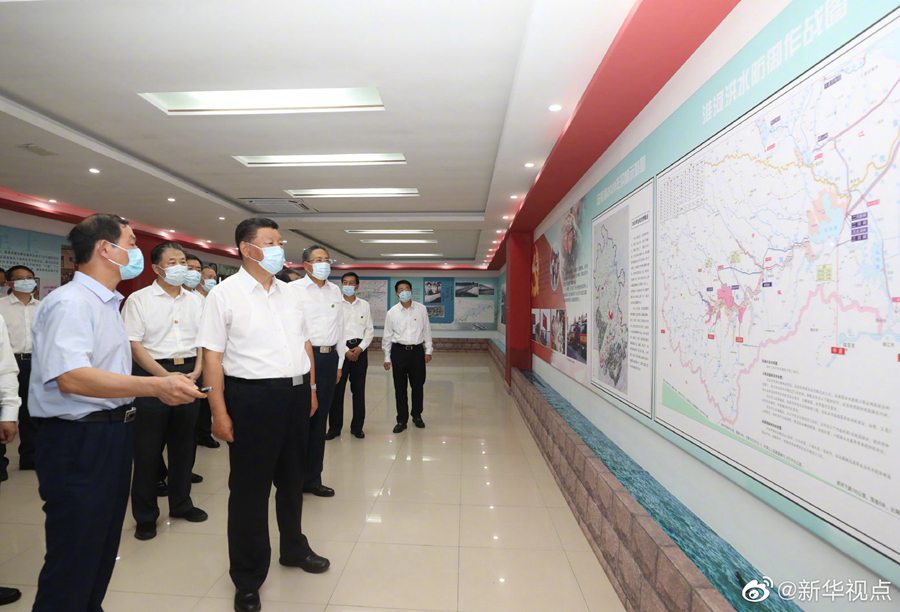 習近平総書記が安徽省視察　水害後の生産再開狀況を把握