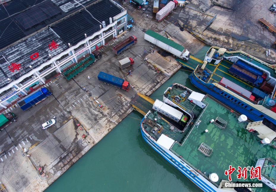 臺風(fēng)7號「ヒーゴス」の影響で瓊州海峽のフェリー全線欠航　海南省