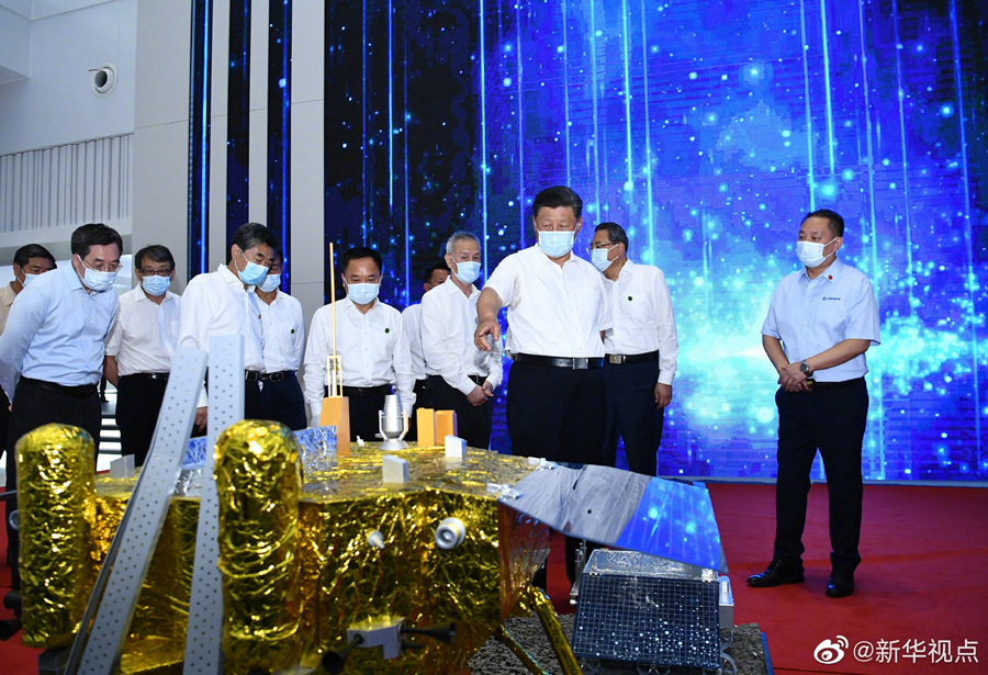 習近平総書記が合肥視察　水害対策の最前線の人員を慰問