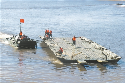國際軍事競技大會、「開水域」の中國側參加將兵が事前訓練