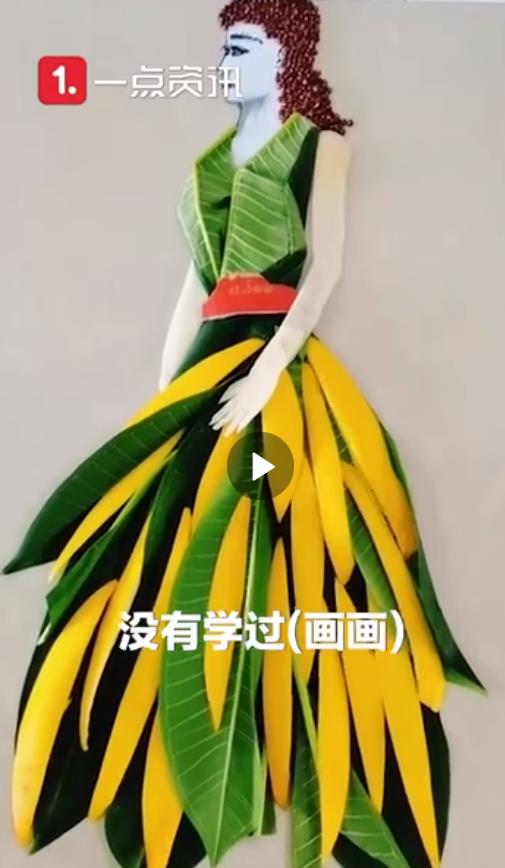 廃物利用！野菜や果物の皮を使って絵を描く編物職人