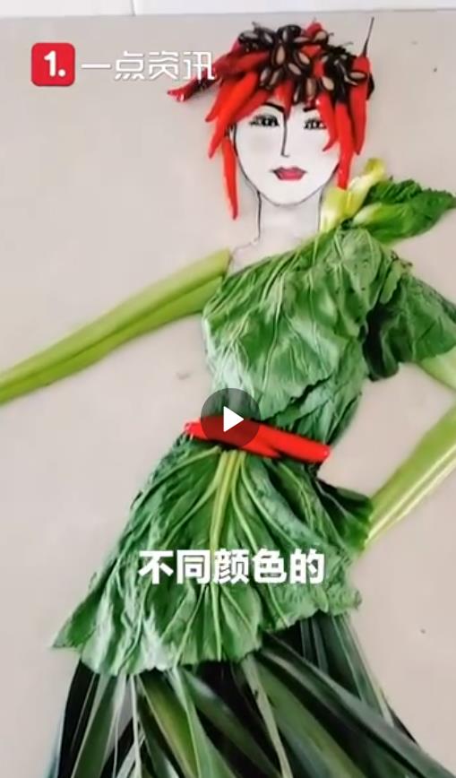 廃物利用！野菜や果物の皮を使って絵を描く編物職人