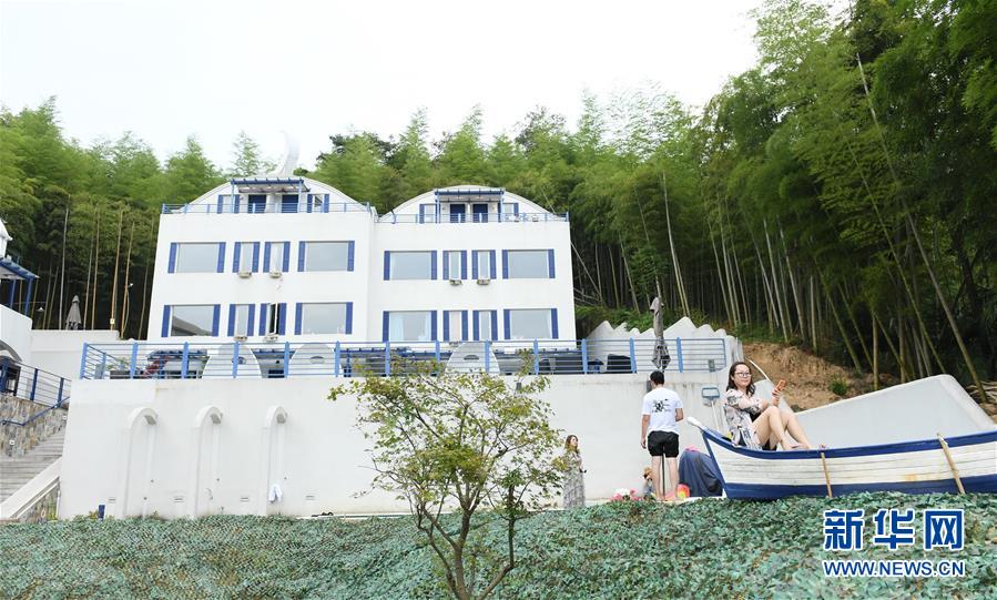 民泊経営で賑わう小さな山村　浙江省湖州