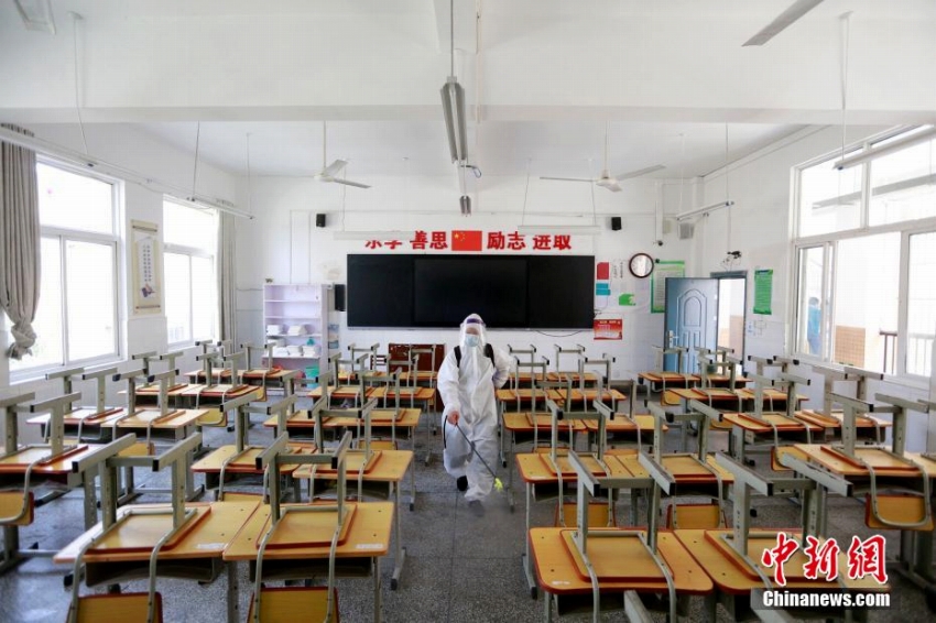 武漢の幼小中高　新學期の安全なスタートに向け準備中