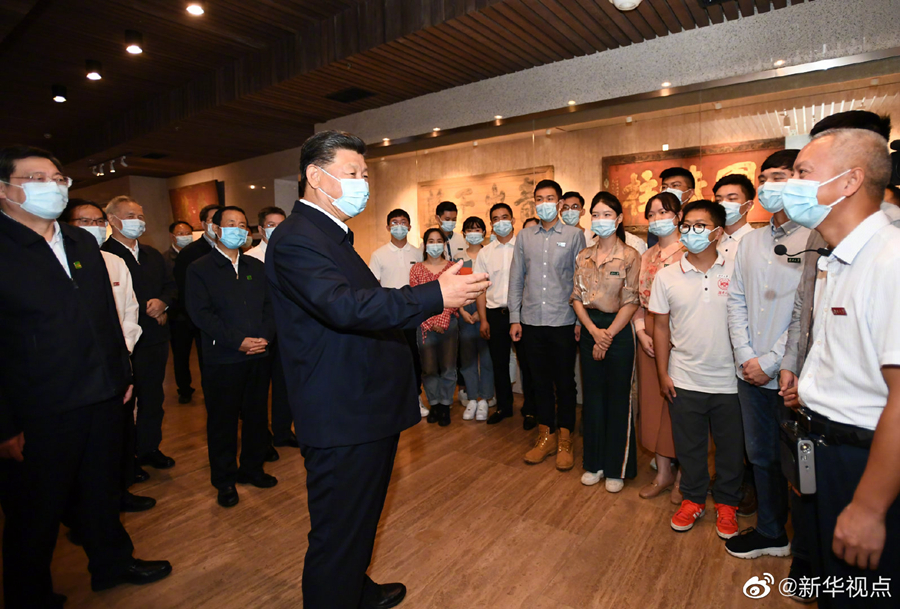 習(xí)近平総書記が長沙市で先進(jìn)的製造業(yè)や文化産業(yè)の発展?fàn)顩rを視察