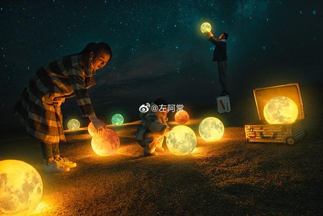 パパすごい！ユニークな特撮親子寫真を撮影する若いカメラマンパパ