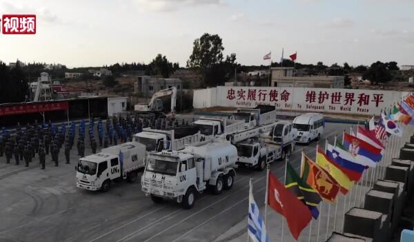 中國の駐レバノンPKO部隊(duì)がベイルート爆発事故後の再建支援活動(dòng)に參加