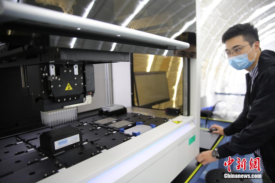 1日40萬人のPCR検査可能にする「火眼実験室」の改良工事完了　山東省青島