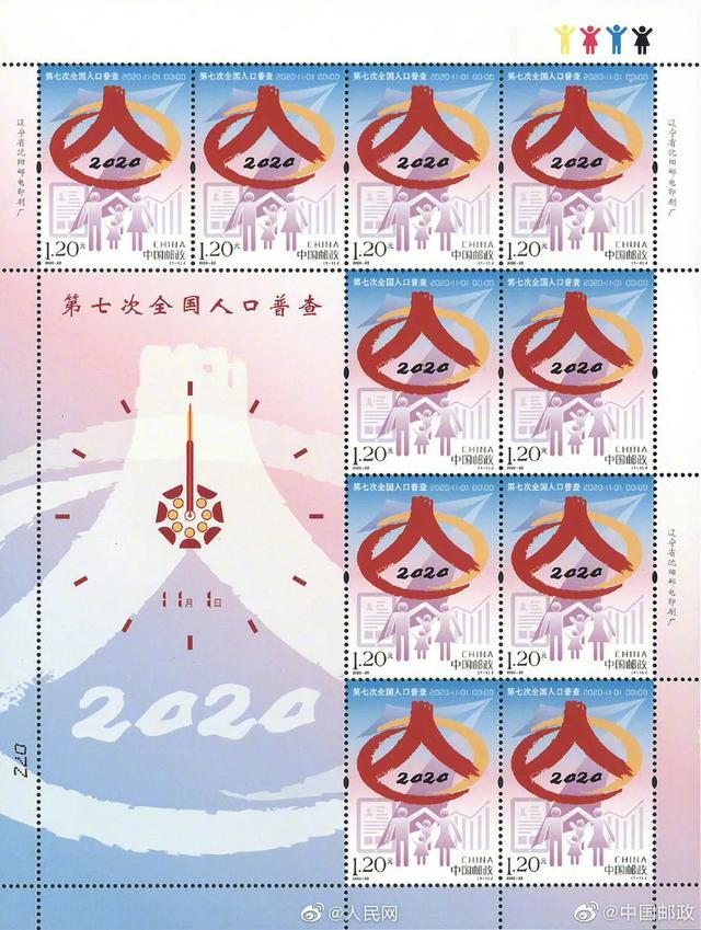 第7回全國國勢調査の特別記念切手を発行