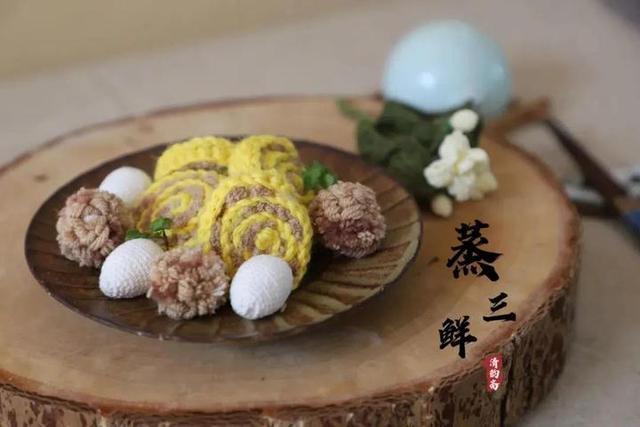 可愛くて美味しそう！グルメを「編む」女性教師　浙江省紹興