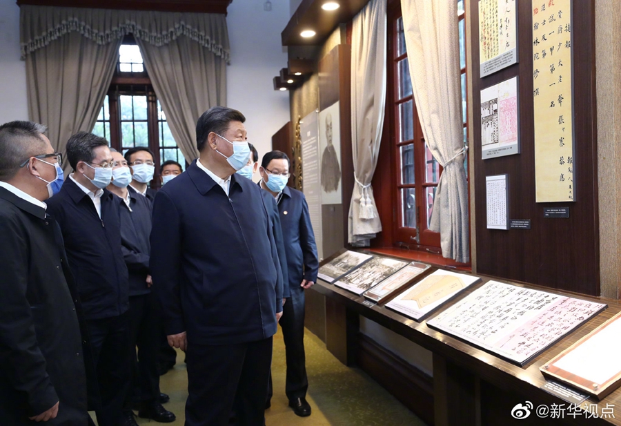 習(xí)近平総書記が長江沿岸の総合環(huán)境対策を視察