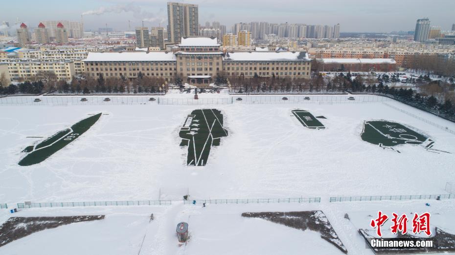 ハルビン工程大學(xué)の學(xué)生が「雪地艦隊(duì)」を制作　黒竜江省