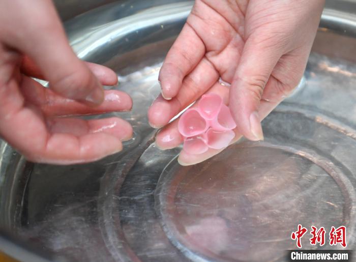 95後青年がろう細(xì)工で梅の花 ネットで人気に