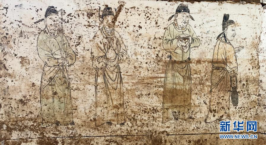 元時(shí)代の壁畫墓の様子が明らかに　山西省