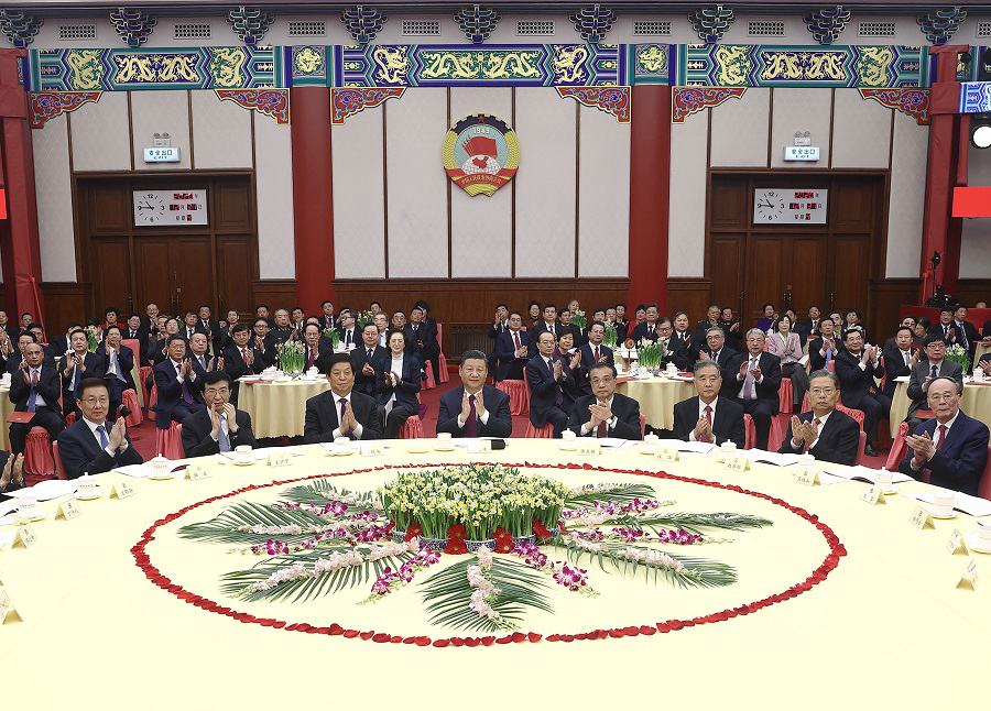 全國政協(xié)が新年の茶話會　習近平総書記が重要演説を発表