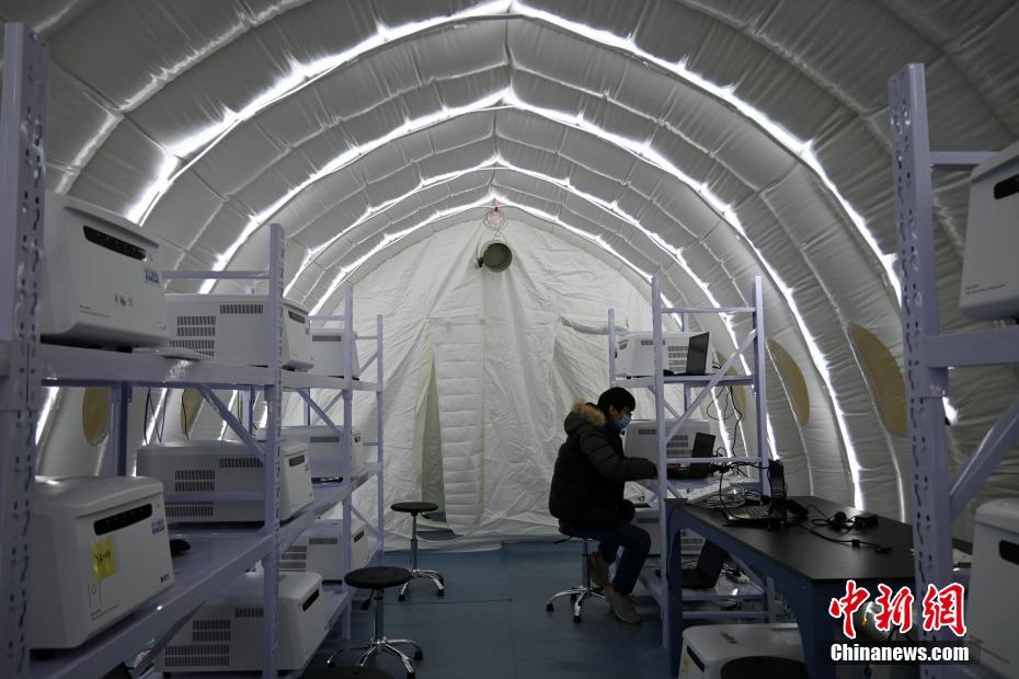 河北省石家荘「火眼実験室」　一日100萬人分のPCR検査可能