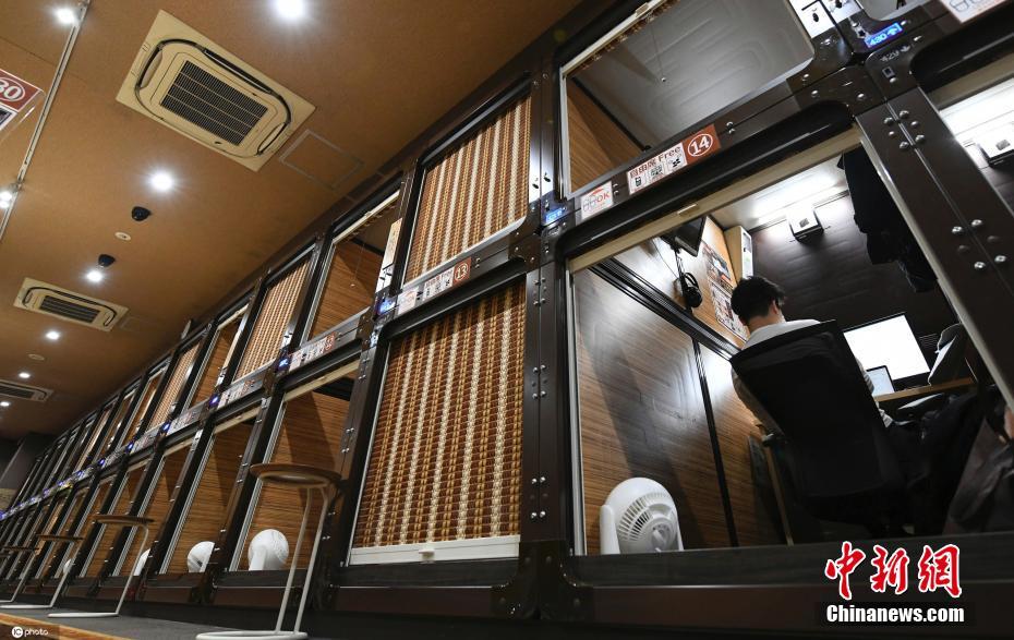 リモートワークに商機見いだすカプセルホテル　日本?東京