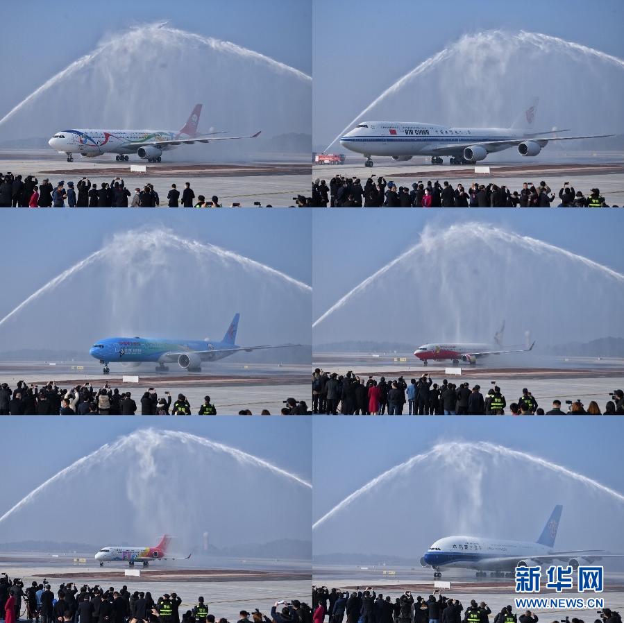 成都天府國(guó)際空港の実機(jī)テスト飛行式がスタート