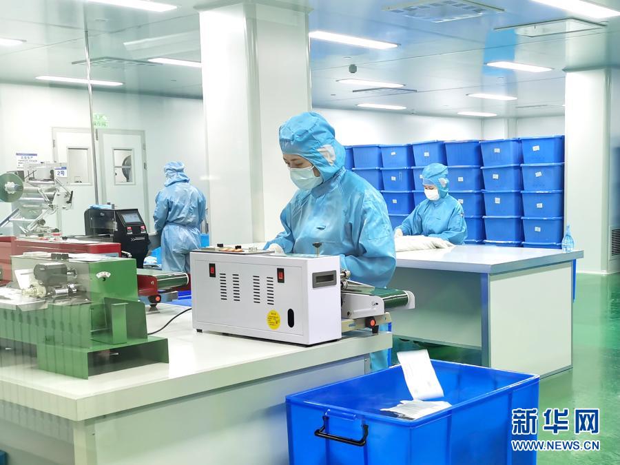 ハルビンの防疫物資メーカー　フル稼働で生産中