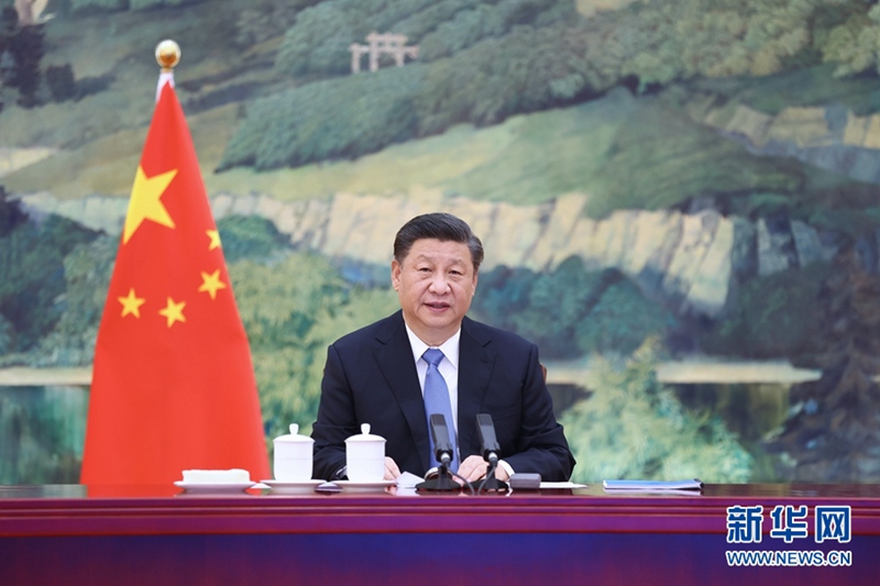 習(xí)近平國家主席、香港特別行政區(qū)長官の職務(wù)報告を聴取