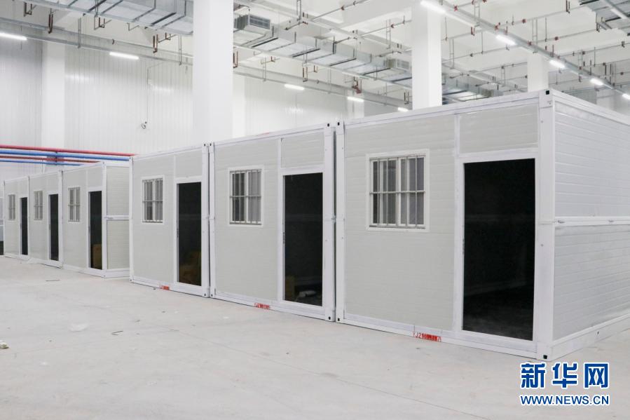 1月22日、通化市集中隔離施設(shè)（撮影?周源）。