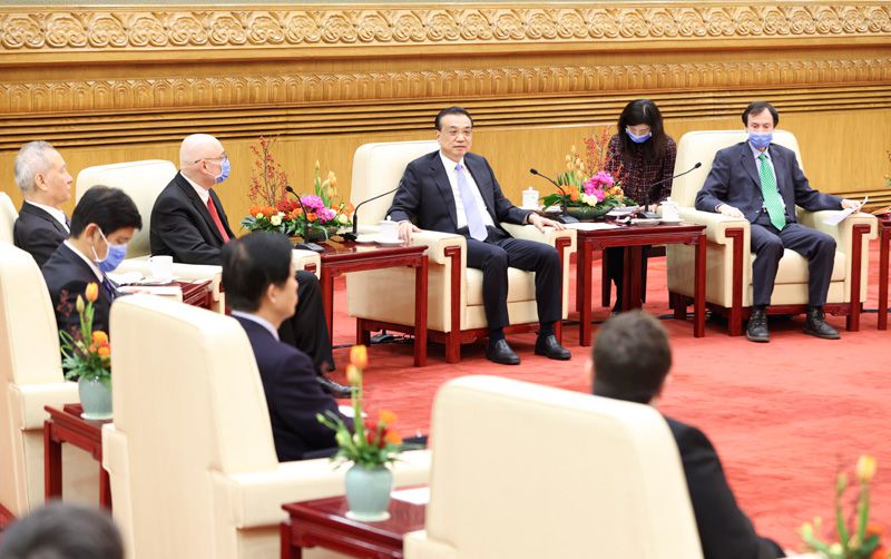 李克強(qiáng)総理、「海外人材誘致制度體系をさらに整備」