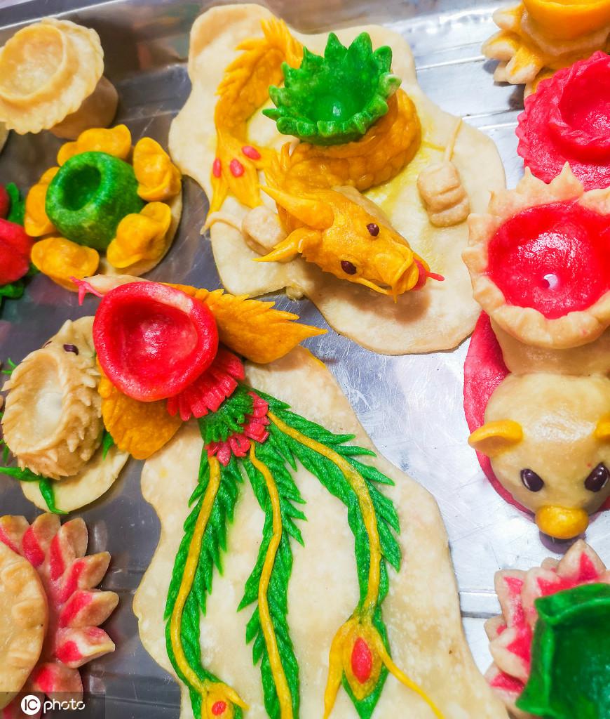 小麥粉の生地で作る元宵節(jié)のランプ「麺燈」が人気に　安徽省淮北市