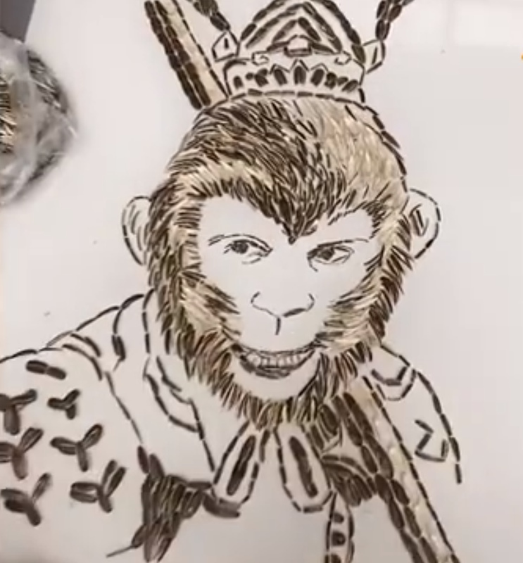 ヒマワリの種を食べながらアート作品を作っちゃおう！　湖南省